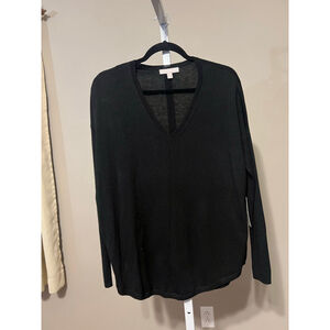 Women's Chelsea28 Black V-Neck Sweater S